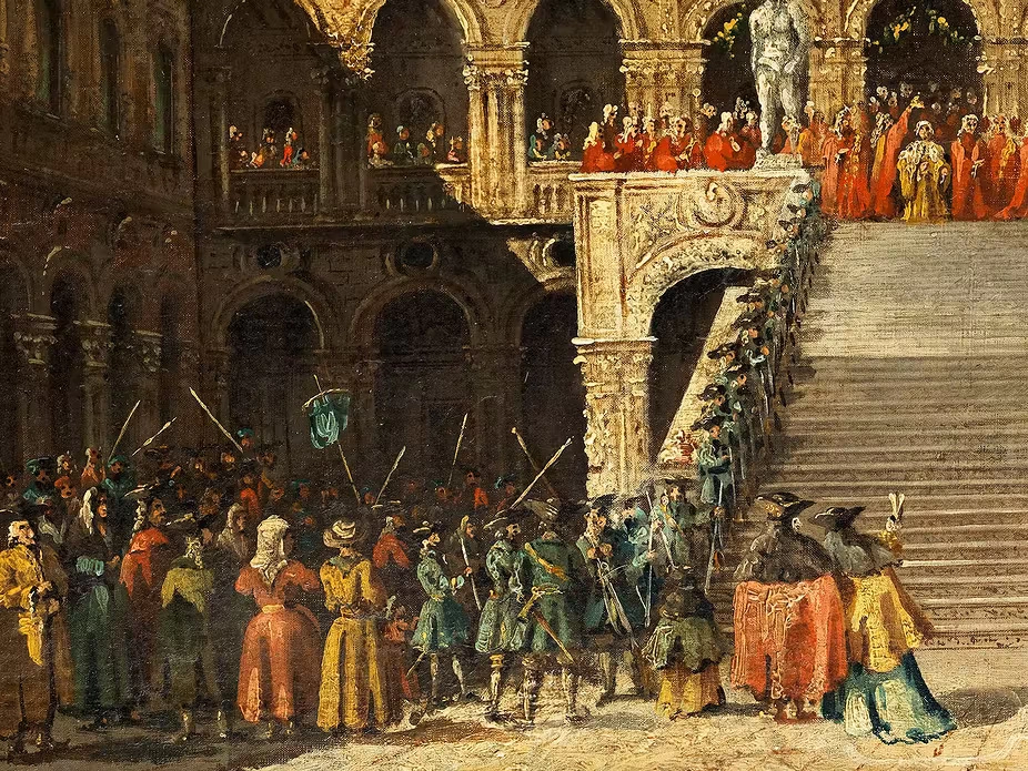 La scalinata dei giganti - dettaglio